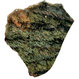Velvet Obsidian Slab - Bright Magnetite with Wavy Flows
